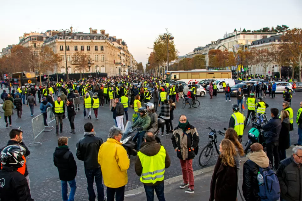 Macron Protest